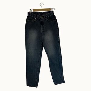 Riveted by Lee Faded Dark Wash High Waisted Mom Jeans Size 10